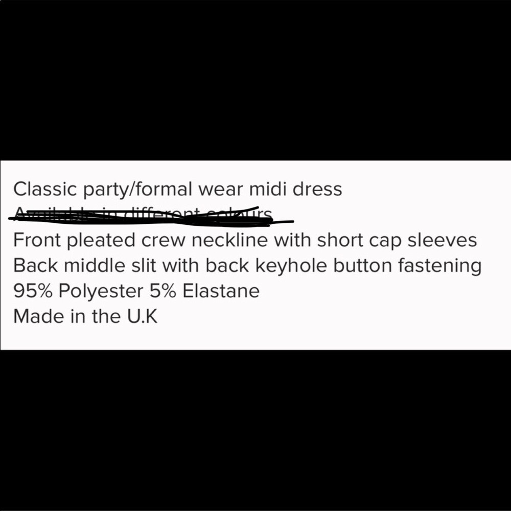 🌸Size 12🌸 Neckline Midi Dress - Picture 4 of 4